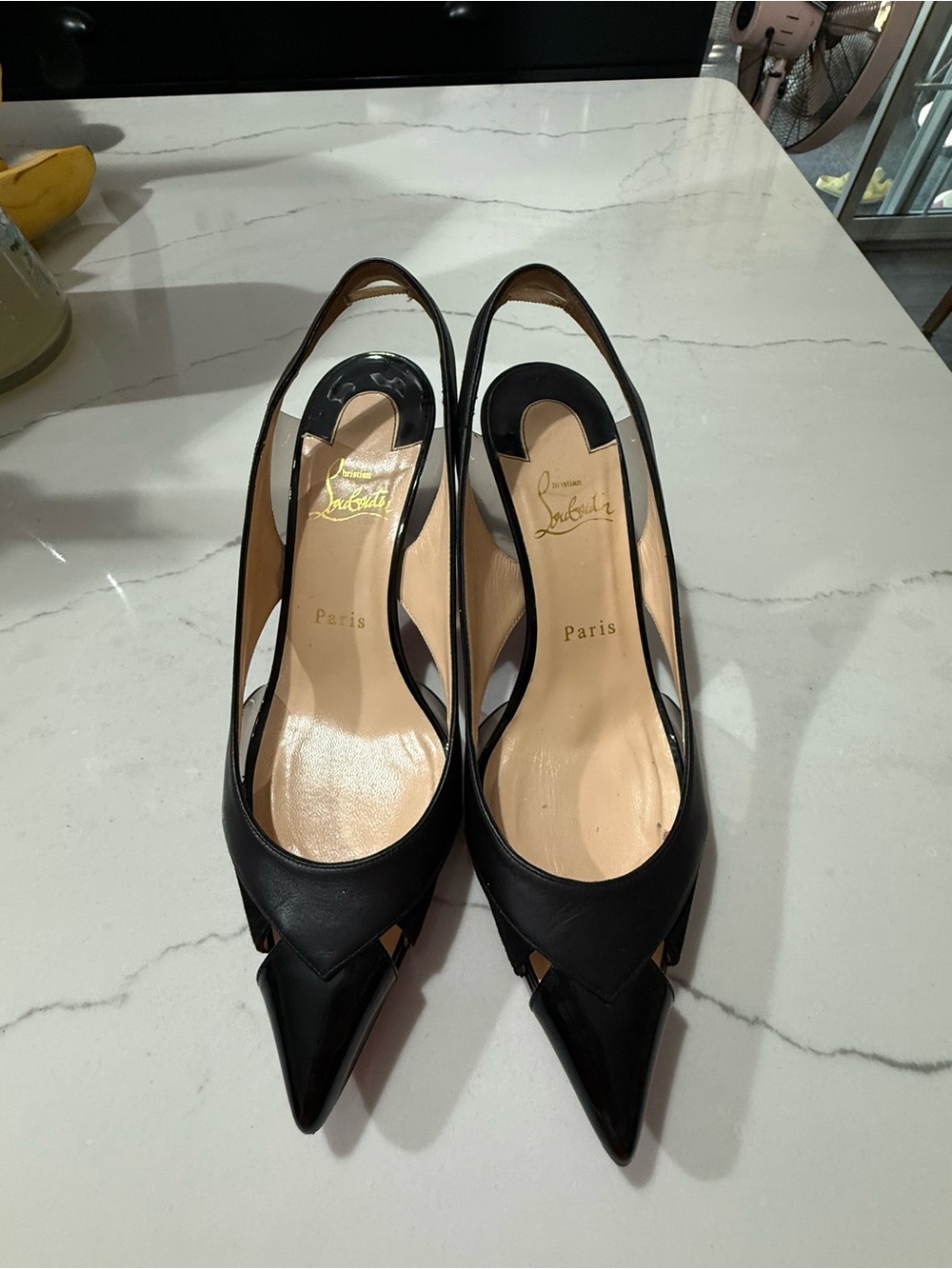 EUC Louboutin Kitten Heels Size 38.5